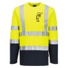 Hi-Vis Cotton Comfort Contrast T-Shirt L/S Thumbnail