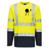 Hi-Vis Cotton Comfort Contrast T-Shirt L/S Thumbnail