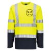 Hi-Vis Cotton Comfort Contrast T-Shirt L/S Thumbnail
