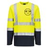 Hi-Vis Cotton Comfort Contrast T-Shirt L/S Thumbnail