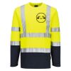 Hi-Vis Cotton Comfort Contrast T-Shirt L/S Thumbnail