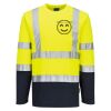 Hi-Vis Cotton Comfort Contrast T-Shirt L/S Thumbnail