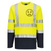 Hi-Vis Cotton Comfort Contrast T-Shirt L/S Thumbnail