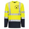 Hi-Vis Cotton Comfort Contrast T-Shirt L/S Thumbnail