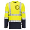 Hi-Vis Cotton Comfort Contrast T-Shirt L/S Thumbnail