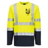 Hi-Vis Cotton Comfort Contrast T-Shirt L/S Thumbnail
