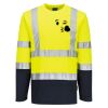 Hi-Vis Cotton Comfort Contrast T-Shirt L/S Thumbnail