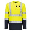Hi-Vis Cotton Comfort Contrast T-Shirt L/S Thumbnail