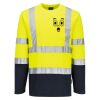 Hi-Vis Cotton Comfort Contrast T-Shirt L/S Thumbnail