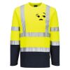Hi-Vis Cotton Comfort Contrast T-Shirt L/S Thumbnail