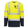 Hi-Vis Cotton Comfort Contrast T-Shirt L/S Thumbnail
