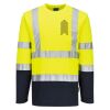 Hi-Vis Cotton Comfort Contrast T-Shirt L/S Thumbnail