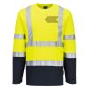 Hi-Vis Cotton Comfort Contrast T-Shirt L/S Thumbnail