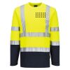 Hi-Vis Cotton Comfort Contrast T-Shirt L/S Thumbnail