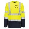 Hi-Vis Cotton Comfort Contrast T-Shirt L/S Thumbnail