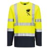 Hi-Vis Cotton Comfort Contrast T-Shirt L/S Thumbnail