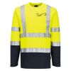 Hi-Vis Cotton Comfort Contrast T-Shirt L/S Thumbnail