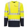 Hi-Vis Cotton Comfort Contrast T-Shirt L/S Thumbnail