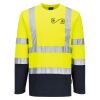 Hi-Vis Cotton Comfort Contrast T-Shirt L/S Thumbnail