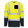 Hi-Vis Cotton Comfort Contrast T-Shirt L/S Thumbnail