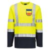 Hi-Vis Cotton Comfort Contrast T-Shirt L/S Thumbnail