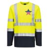 Hi-Vis Cotton Comfort Contrast T-Shirt L/S Thumbnail