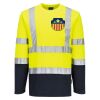 Hi-Vis Cotton Comfort Contrast T-Shirt L/S Thumbnail