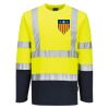 Hi-Vis Cotton Comfort Contrast T-Shirt L/S Thumbnail
