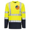 Hi-Vis Cotton Comfort Contrast T-Shirt L/S Thumbnail