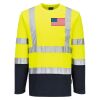 Hi-Vis Cotton Comfort Contrast T-Shirt L/S Thumbnail