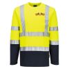 Hi-Vis Cotton Comfort Contrast T-Shirt L/S Thumbnail
