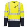 Hi-Vis Cotton Comfort Contrast T-Shirt L/S Thumbnail