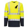 Hi-Vis Cotton Comfort Contrast T-Shirt L/S Thumbnail