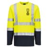Hi-Vis Cotton Comfort Contrast T-Shirt L/S Thumbnail