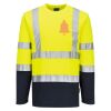 Hi-Vis Cotton Comfort Contrast T-Shirt L/S Thumbnail