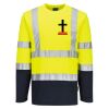Hi-Vis Cotton Comfort Contrast T-Shirt L/S Thumbnail