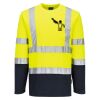 Hi-Vis Cotton Comfort Contrast T-Shirt L/S Thumbnail