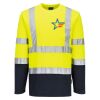 Hi-Vis Cotton Comfort Contrast T-Shirt L/S Thumbnail