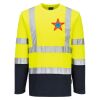 Hi-Vis Cotton Comfort Contrast T-Shirt L/S Thumbnail