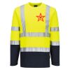 Hi-Vis Cotton Comfort Contrast T-Shirt L/S Thumbnail