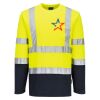 Hi-Vis Cotton Comfort Contrast T-Shirt L/S Thumbnail