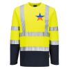 Hi-Vis Cotton Comfort Contrast T-Shirt L/S Thumbnail