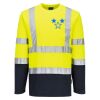 Hi-Vis Cotton Comfort Contrast T-Shirt L/S Thumbnail