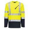 Hi-Vis Cotton Comfort Contrast T-Shirt L/S Thumbnail