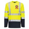 Hi-Vis Cotton Comfort Contrast T-Shirt L/S Thumbnail