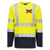 Hi-Vis Cotton Comfort Contrast T-Shirt L/S Thumbnail