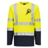 Hi-Vis Cotton Comfort Contrast T-Shirt L/S Thumbnail
