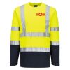 Hi-Vis Cotton Comfort Contrast T-Shirt L/S Thumbnail