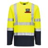 Hi-Vis Cotton Comfort Contrast T-Shirt L/S Thumbnail