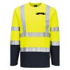 Hi-Vis Cotton Comfort Contrast T-Shirt L/S Thumbnail